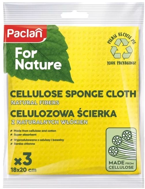 Серветка PACLAN PFN з целюлози 3 шт (5900942151295)